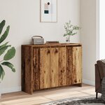 vidaXL Buffet vieux bois 102x33x75 cm bois d'ingénierie