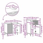 vidaXL Ensemble de mobilier de salle de bain avec tiroir 2 Pièces Noir
