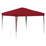 vidaXL Tente de fête pop-up 288 x 288 x 245 cm Bordeaux Tissu Oxford