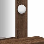 vidaXL Table de Toilette Marron 50 x 41 x 140 cm Bois d'ingénierie