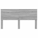 vidaXL Tête de lit Gris Sonoma 200 cm Bois d'ingénierie