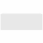 vidaXL Armoire murale de bain blanc 80x25x30 cm bois d'ingénierie