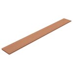vidaXL Panneaux de clôture de remplacement 9 Pièces WPC 170 cm Marron