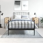 vidaXL Tables de chevet 2Pièces chêne sonoma 32x42x70cm bois d'ingénierie