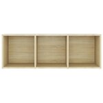 vidaXL Meubles TV 2 Pièces Chêne sonoma 107x35x37 cm Bois d'ingénierie