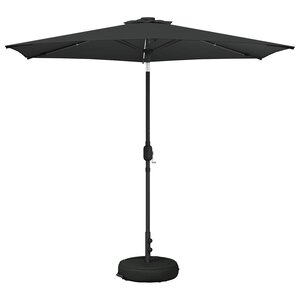 vidaXL Parasol de jardin avec lumières LED et base 270 x 270 cm