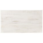 vidaXL Table basse Blanc 110x60x45 cm Bois de manguier massif