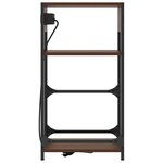 vidaXL Cabinet de chevet avec tiroir Chêne marron 40 x 27 x 76 cm