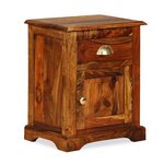vidaXL Table de chevet Bois massif 40x30x50 cm