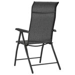 vidaXL Chaises pliables de jardin lot de 2 gris résine tressée