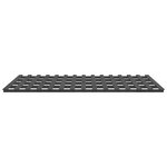 vidaXL Cadre de lit Gris 200x200 cm Bois de pin massif