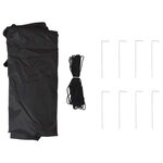 vidaXL Tente de fête pop-up 288 x 288 x 245 cm Vert Tissu Oxford