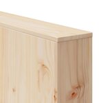 vidaXL Canapé de jardin Naturel 134 x 60 x 62 cm Bois de pin massif