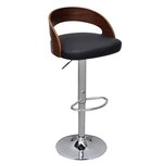 vidaXL Tabourets de bar lot de 2 bois courbé