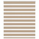 vidaXL Store zèbre marron sable largeur du tissu 115 9 cm polyester