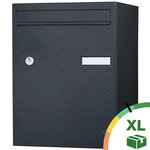 Boite à colis atout 1 porte gris anthracite