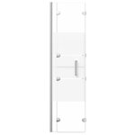 vidaXL Cabine de douche pliable ESG 100x140 cm Blanc