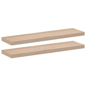 vidaXL Étagères flottantes 2 Pièces 90x23 5x4cm bois d'ingénierie