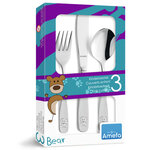 Amefa Set de coutellerie pour enfants 3 Pièces Bear