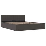 vidaXL Cadre de lit à rangement hydraulique sans matelas 160x200 cm