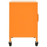 vidaXL Armoire de rangement Orange 60x35x56 cm Acier