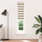 vidaXL Store zèbre marron sable largeur du tissu 45 9 cm polyester