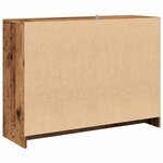 vidaXL Buffet vieux bois 102x33x75 cm bois d'ingénierie