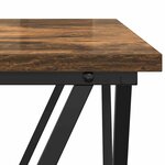 vidaXL Ensemble de tables d'appoint 2 Pièces Chêne fumé