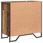 vidaXL Buffet Marron 78 x 35.5 x 74.5 cm Bois d'ingénierie