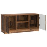 vidaXL Meuble TV 102 x 34 5 x 47 cm Bois ancien Bois d'ingénierie