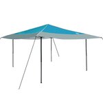 vidaXL Tente à auvent pop-up Bleu 400 x 400 cm tissu