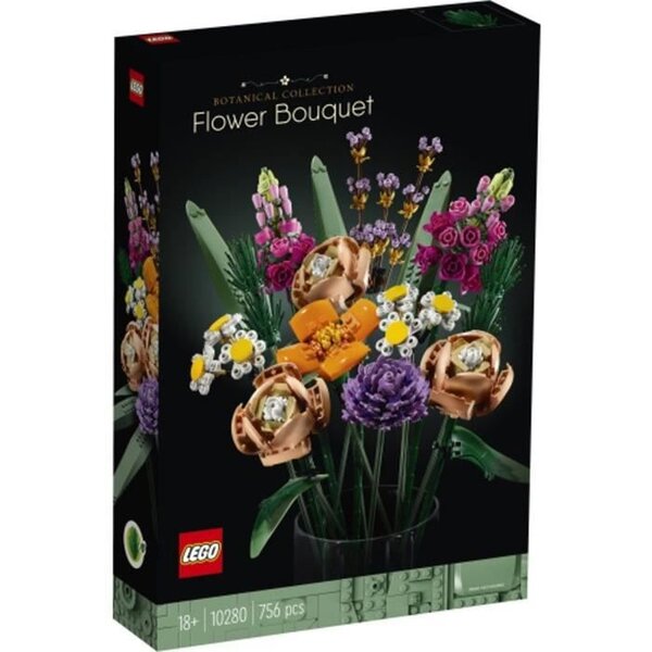 Lego creator expert 10280 bouquet de fleurs  fleurs artificielles  kit de décoration florale diy  set pour adultes