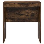 vidaXL Bureau Chêne fumé 70 x 50 x 76 cm Bois d'ingénierie