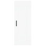 vidaXL Buffet haut Blanc 34 5x34x180 cm Bois d'ingénierie