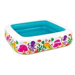 Intex Piscine à parasol gonflable 157x157x122 cm