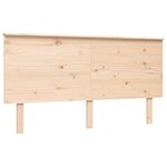 vidaXL Cadre de lit sans matelas bois de pin massif