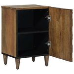 vidaXL Armoire de salle de bain avec stockage Marron 38 x 33 5 x 58 cm