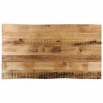 vidaXL Dessus de table bord vivant 110x60x2 5 cm bois de manguier brut