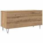 vidaXL Meuble à vinyles Bois ancien 100 x 38 x 48 cm Bois d'ingénierie