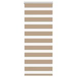 vidaXL Store zèbre marron sable largeur du tissu 55 9 cm polyester