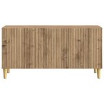 vidaXL Meuble TV 99 x 34 5 x 50 cm Chêne artisanal Bois d'ingénierie