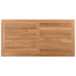 vidaXL Table basse Marron 110 x 55 x 45 cm Bois de teck solide