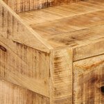 vidaXL Table de nuit 40x30x30 cm en bois brut de manguier