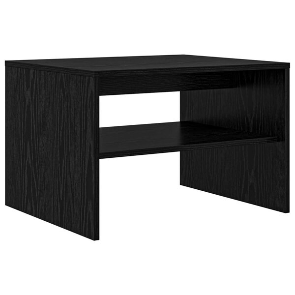vidaXL Table basse Chêne noir 60 x 50 x 40 cm Bois d'ingénierie