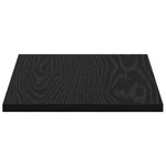 vidaXL Planches d'étagère   4 pièces  chêne noir  40x30x1.5 cm  en bois d'ingénierie