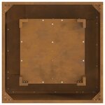 vidaXL Braise Marron 60 x 60 x 30 cm Acier résistant aux intempéries