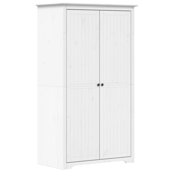 vidaXL Garde-robe BODO blanc 99x53 5x173 cm bois massif de pin