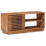 vidaXL Meuble TV avec stockage avec porte Naturel 90 x 30 x 40 cm
