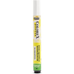 Marqueur Encre Colorex Rechargeable Jaune Fluo PÉBÉO