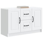vidaXL Buffet Blanc 89 x 34 5 x 57 cm Bois d'ingénierie